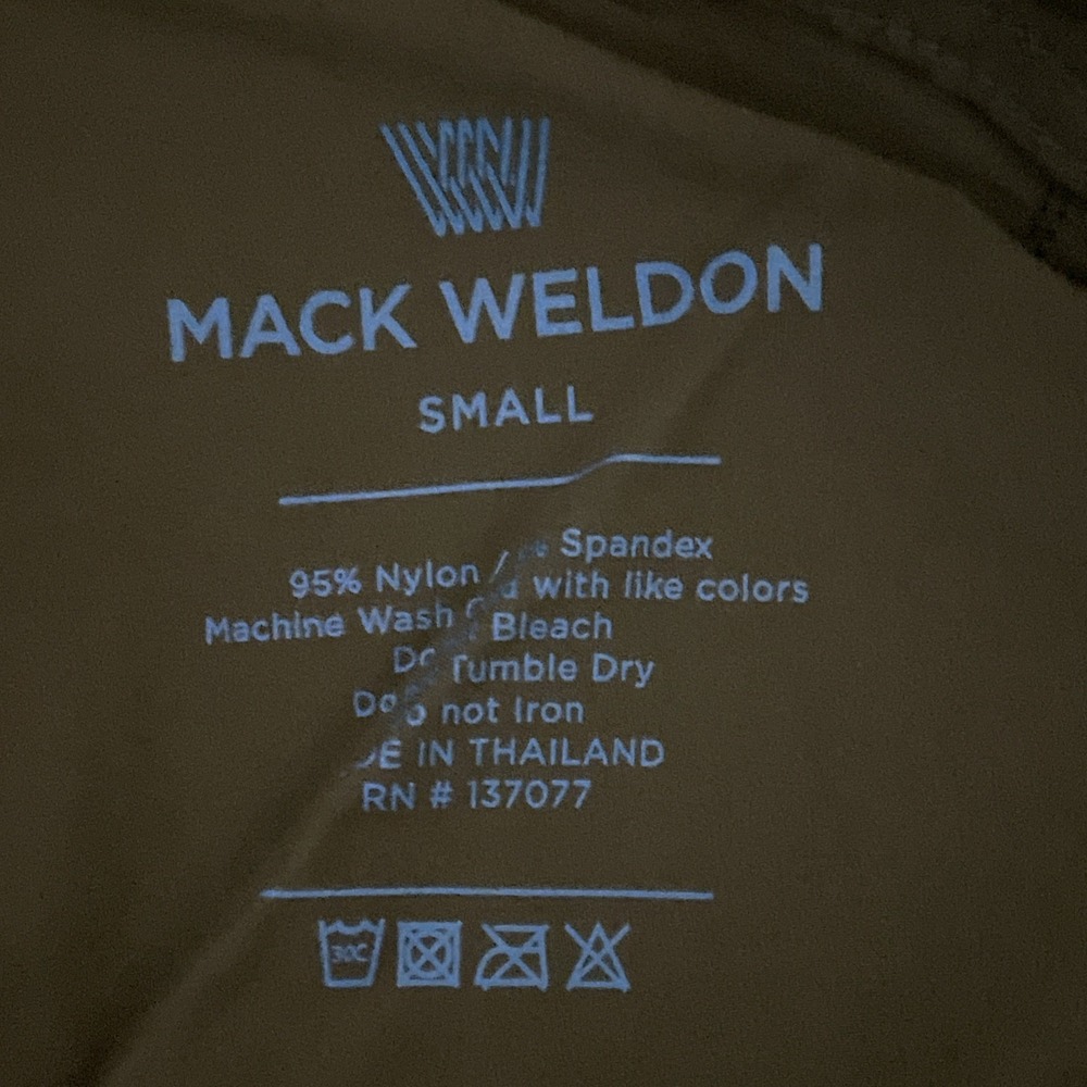 Mack Weldon Shorts Small Army Green Athleisure Work Out Vented 30x7" Inseam - Picture 7 of 7
